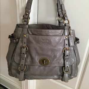 Limited Edition Grey Legacy Leather Satchel